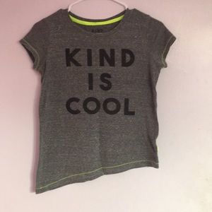 Kind is cool shirt with natural cut